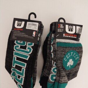 NBA Boston Celtics Kids Socks 6 Pair NEW WITH TAGS!